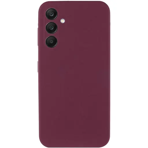 Чехол Silicone Cover Lakshmi Full Camera (AAA) для Samsung Galaxy A56 5G Бордовый / Plum - фото 2
