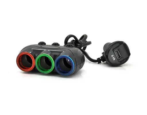 Автомобильный адаптер-хаб Olesson 1633 - фото 1