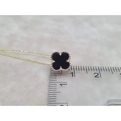 Золоті сережки-пуссети Платон Конюшина з агатом. 1С127/67Б - фото 4