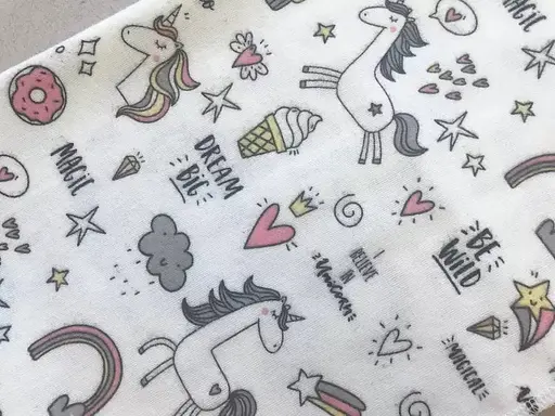 Пеленка фланель Moontime "Единорожки" - фото 2