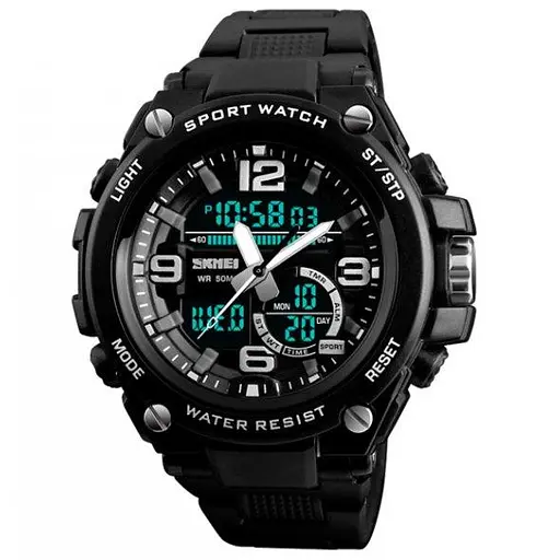 Мужские часы Skmei Reactor Черные - фото 6