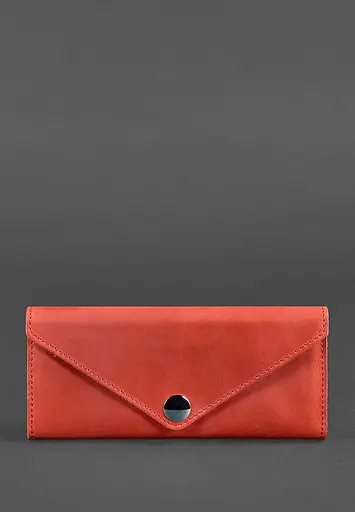 Женский кожаный кошелек Керри 1.0 коралловый - фото 2