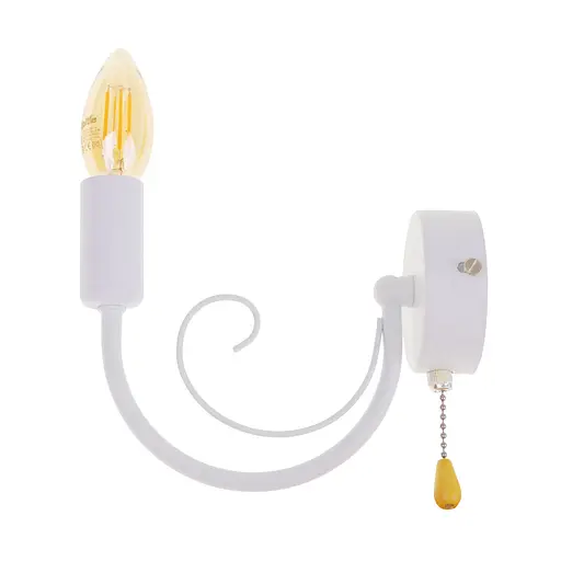 Бра Brille настенное свеча BKL-726W/1 E14 WH - фото 3
