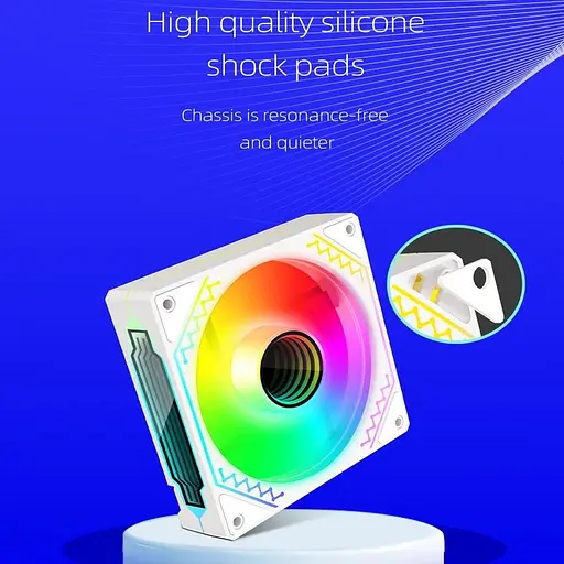 Вентилятор Coolmoon 120мм CM-W12-W Forward (CM-W12-W-F) White - фото 4