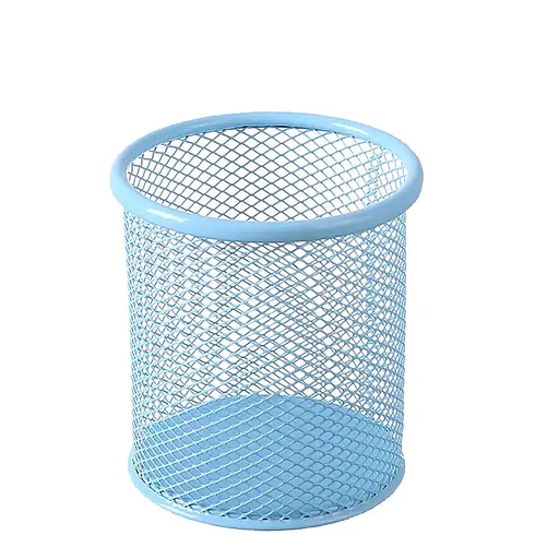 Подставка для ручек металлическая цветная Сетка, 1932IMG (в ассортименте)