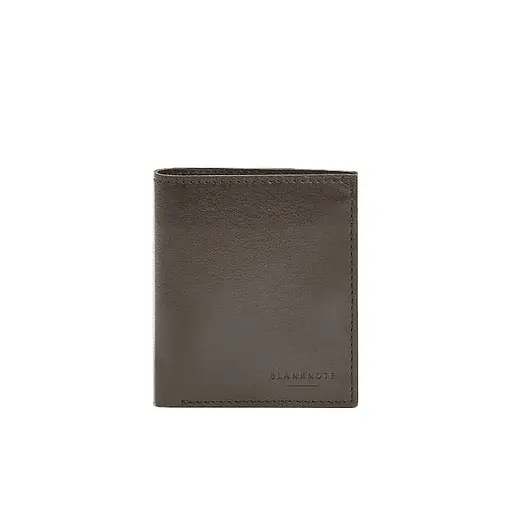 Кожаный портмоне на кнопке Brut темно-бежевый краст - фото 7