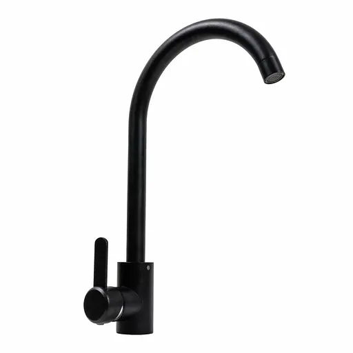 Змішувач для кухні Platinum 7990 NEST чорний матовий - фото 1