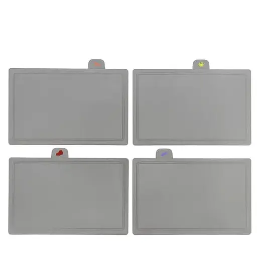 Набір обробних дошок Magio MG-1133 на підставці щільні 4 предмети Сірий - фото 2