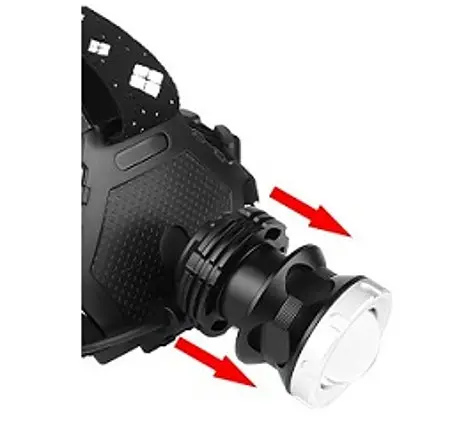 Налобный фонарь Police BL-T50-P50 1580000W + zoom + P.B + microUSB + 3х18650 + 5 режимов - фото 3