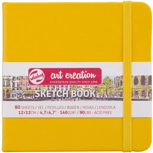 Блокнот для графіки Royal Talens Art Creation 12х12 см 140г/м2 80л Golden Yellow - фото 1