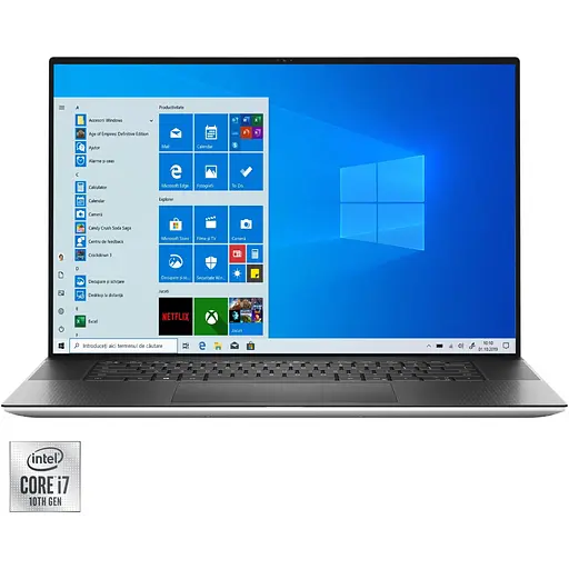 Ноутбук Dell XPS 9700 i7-10750H 5.00GHz, 17.3", UHD+, 32GB, 2TB SSD, GTX 1650 Ti 4GB