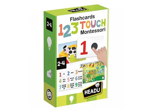 Настільна гра Headu Монтессорі. 123 Доторкнись (Montessori. Flashcards: 123 Touch) (MU54891)