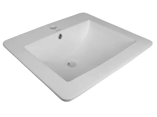 Умивальник Newarc Slim 53x46 білий 121053W, Білий - фото 2