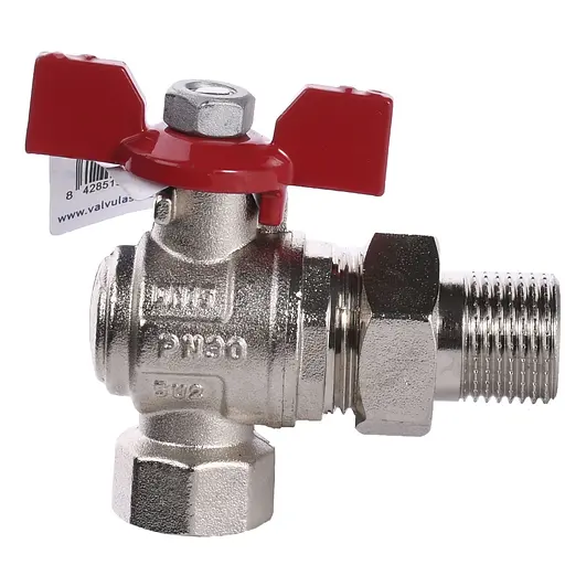 Кран шаровый угловой с американкой Arco 1/2″ Sena 154303 - фото 1