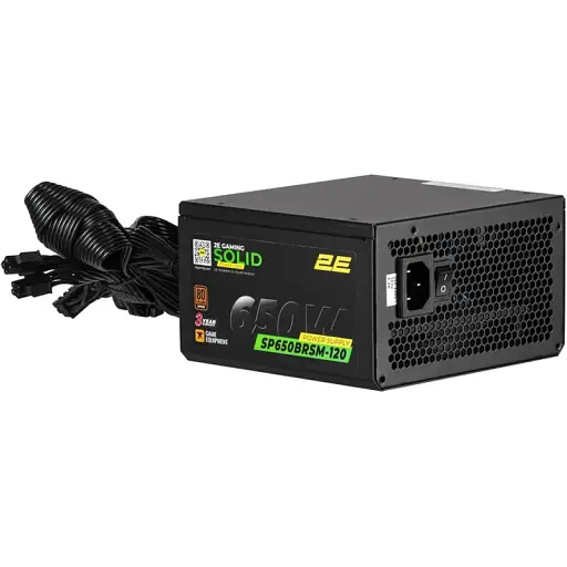 Блок живлення 2E GAMING Solid Power (650W) 2E-SP650BRSM-120 - фото 6