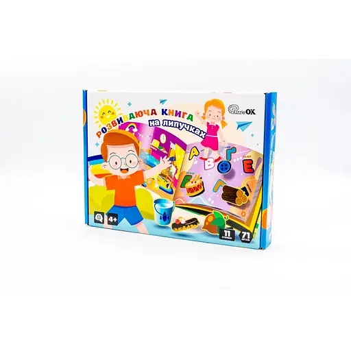 Детская развивающая "Книга на липучках" PuzzleOK Puz-88891, 71 деталь 11 страниц - фото 4