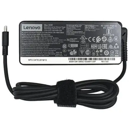 Блок питания для ноутбуков Lenovo черный Type-C 65 Вт 20V / 3.25A 15V / 3A 9V / 2A 5V / 2A (ADLX65YCC3A) - фото 1