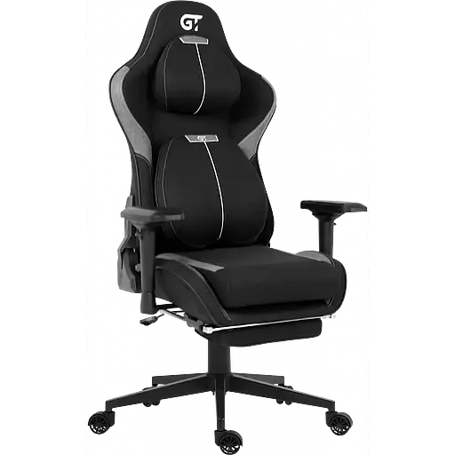 Геймерское кресло GT Racer X-2308 Fabric Blac/Gray (X-2308 Fabric Black/Gray) - фото 1