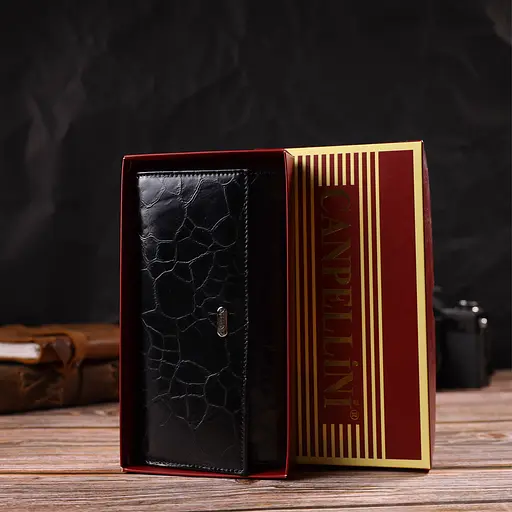 Жіночий шкіряний гаманець Canpellini 17.8х9х1 см acs0025575 - фото 8