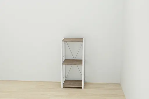 Етажерка 3/34 Ferrum-decor Серії Коннект 73x34x28 білий ДСП Дуб Сонома Трюфель 16мм (FRD-104299) - фото 7