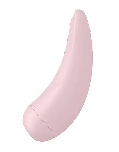 Вакуумний стимулятор клітора з вібрацією Satisfyer Curvy 2+ рожевий - фото 4