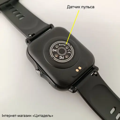 Смарт-годинник Smart Watch Y13 Bluetooth чорний, встановлення власного фону - фото 5