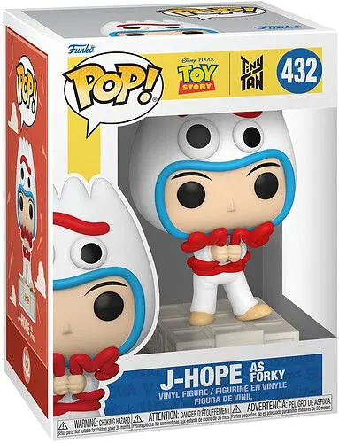 Фігурка Funko Pop БТС Історія іграшок Джей-Хоуп Форкі BTS Toy Story J-Hope As Forky 10 см BTS J-H F 432 - фото 2