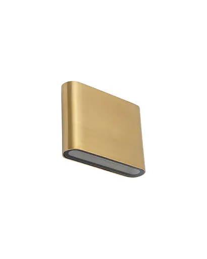 Вуличний світильник Nowodvorski 11365 Semi S Led 2x3W 3000K 300Lm IP54 Brass - фото 1