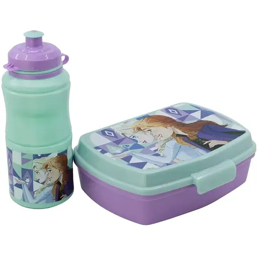 Детский набор в подарочной упаковке (бутылка для воды и ланч-бокс) Stor Frozen (74273)