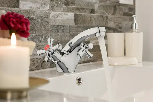 Змішувач для раковини Kroner KRM Rhein - C010 CV018074 Хром - фото 8