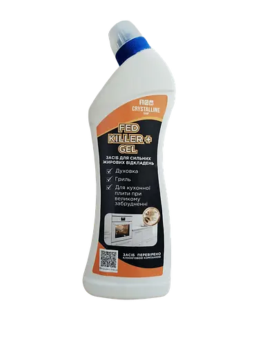 Засіб для видалення сильних жирових забруднень та нагарів Fed killer+ GEL 750 мл - фото 1