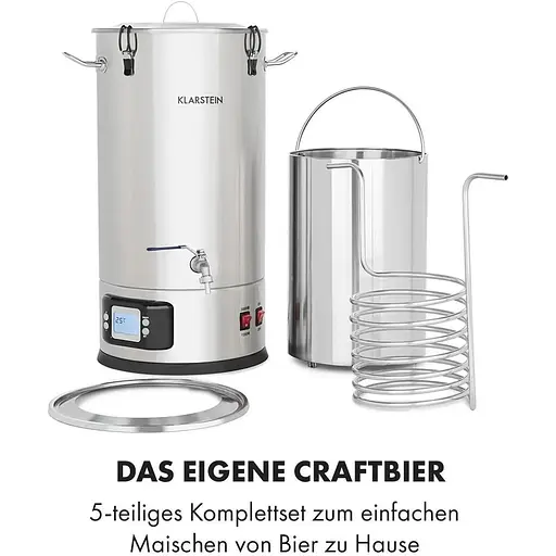 Пивоварня Klarstein Mashfest 35 л 1500/3000 Вт (10033341) - фото 4