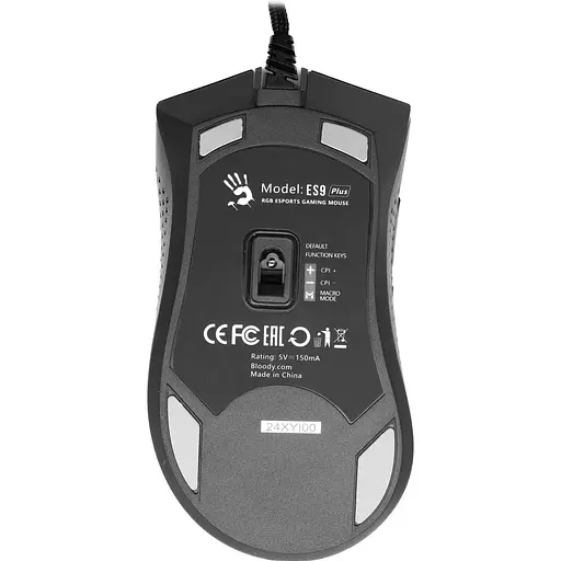 Миша Bloody A4Tech ES9 Plus Black (ES9 Plus (Stone black)) - фото 3