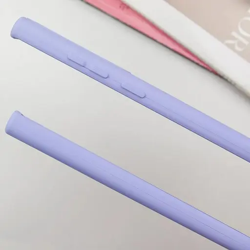 Чехол Silicone Cover Lakshmi Full Camera (AA) with logo для Samsung Galaxy S25 Ultra Сиреневый / Dasheen - фото 3