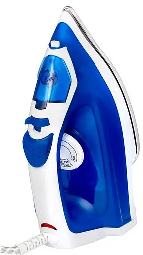 Гладильный утюг ROTEX RIC20-S Super Glide Антипригарное покрытие 1600Вт Вертикальное отпаривание Синий/Белый - фото 1