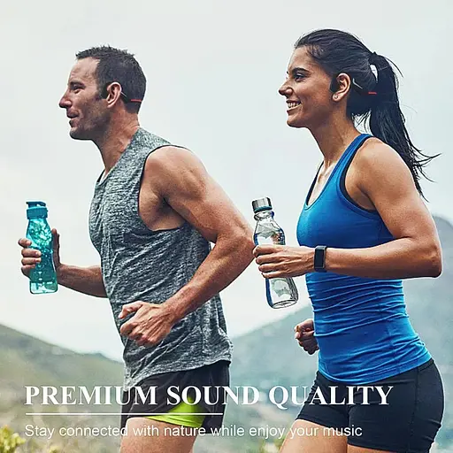 Беспроводные костные наушники Paramita DV68 Open-Ear с шумоподавлением красный - фото 6