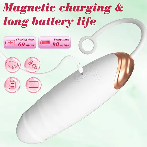 Віброяйце B-Series Fox Love Egg 21 см (білий) - фото 6