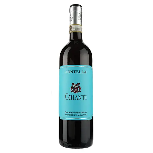 Вино Fontella Chianti, червоне, сухе, 12%, 0,75 л - фото 1