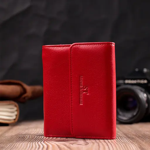 Женский кожаный кошелек ST Leather 11.7х9.5х2 см acs0028402 - фото 7