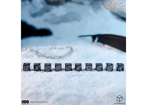 Набір кубиків Game of Thrones. Night's Watch 10xD6 Dice Set (10 шт.) (GOT/00190166/2025/5/B) - фото 3