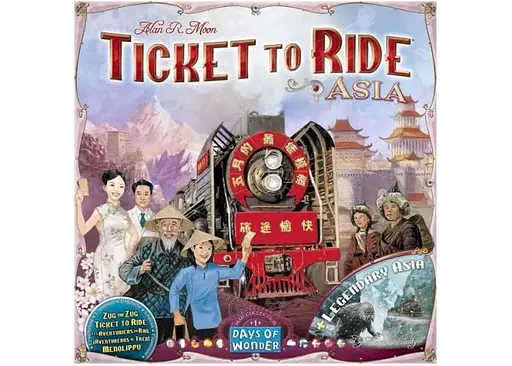 Настольная игра Days of Wonder Билет на поезд - Коллекция карт №1: Азия + Легендарная Азия (Ticket to Ride - Map Collection 1: Asia + Legendary Asia) (англ.) (DOW720113) - фото 2