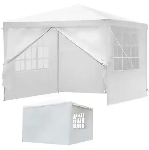 Садовий павільйон SpringFun 3×4 м білий колір простір комфорту і тіні - фото 2