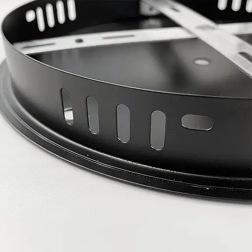 Круглое потолочное основание в черном цвете для 3 светильников 25х3 см | Line F | Арт. BASE 3 BK - фото 4