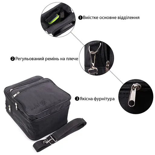 Чоловіча шкіряна сумка FABRA 21х26х12 см sum0026535 - фото 13