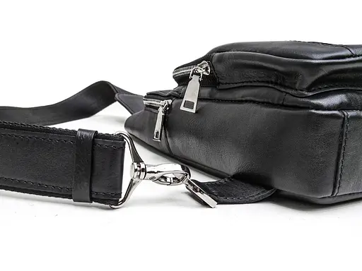 Шкіряна чоловіча сумка Newery 17х31х8 см sum0023783 - фото 4