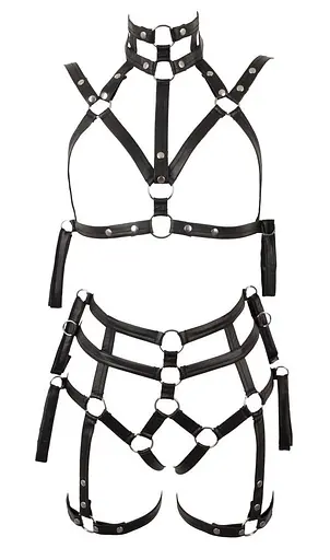 Бондажний набір Bad Kitty Naughty Toys Bondage Set L/XL чорний - фото 6