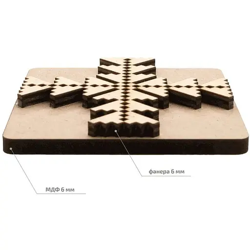 Штамп для вибійки Rosa Talent №3 Геометрія 9x9см - фото 2