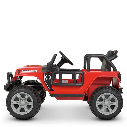 Електромобіль дитячий Джип M 4282EBLR-3 2.4G 2 мотори 25W акумулятор 12V 10Ah шкіра світло музика EVA USB - фото 5