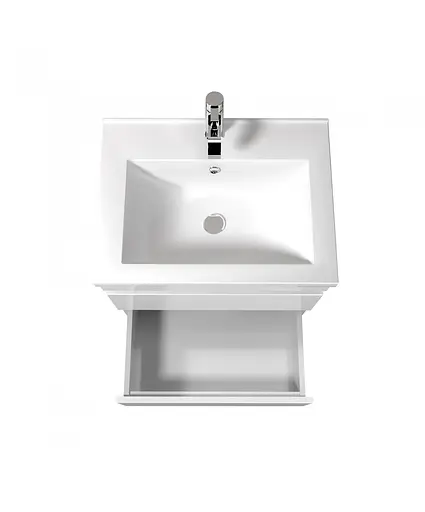 Тумба Мойдодир MoonShine 60 з умивальником Cosmo 60 підлогова Білий - фото 3