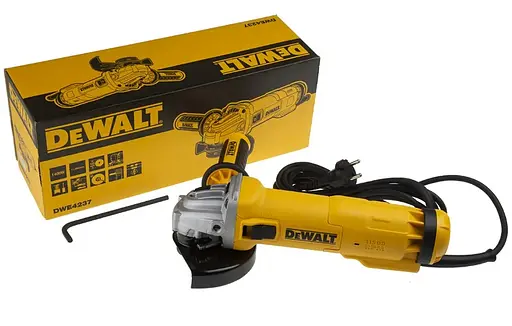 Шлифмашина угловая - болгарка сетевая DeWalt DWE4237 - фото 5